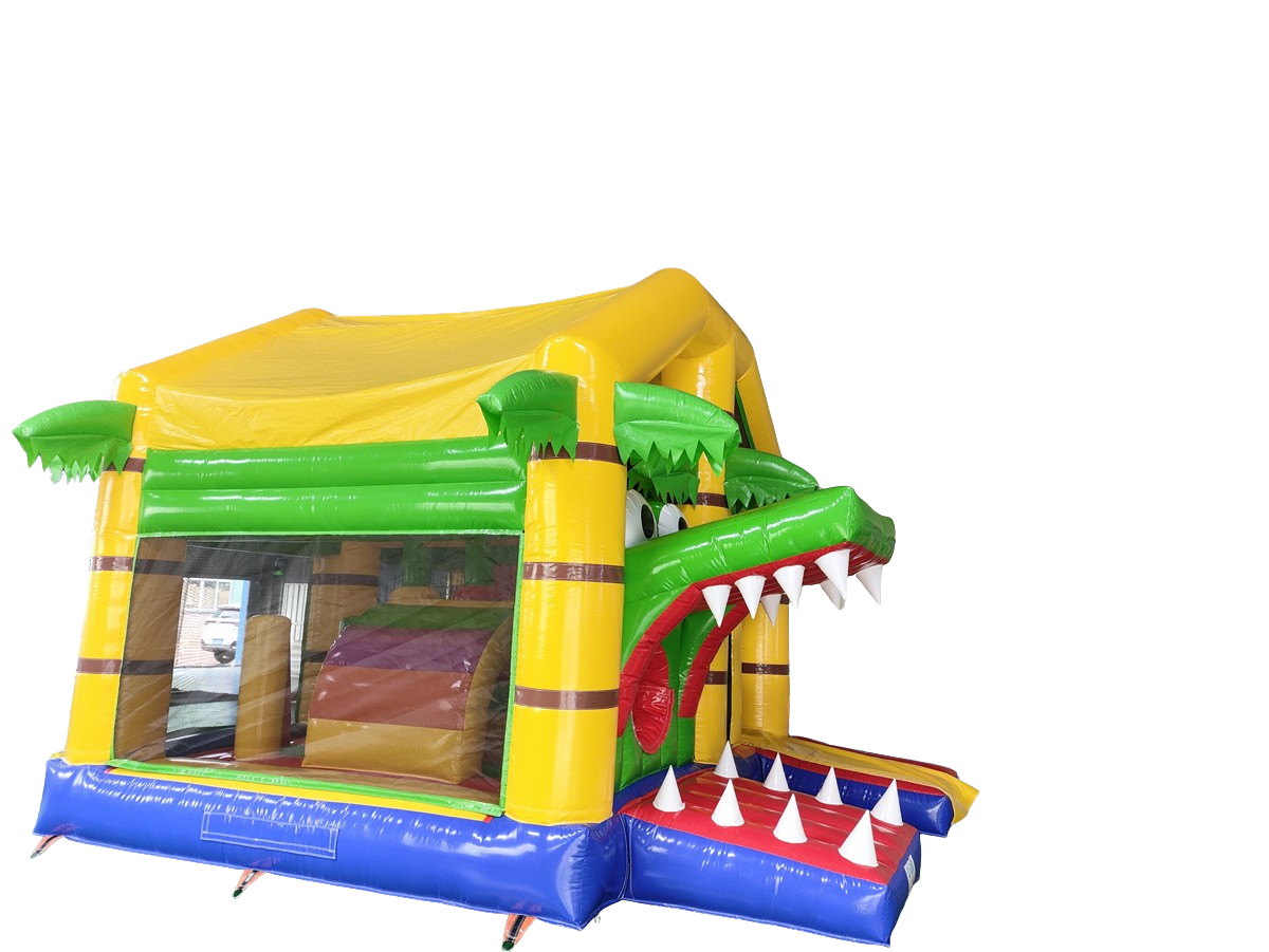 Hüpfburg - 5,4x5 m  - Multiplay Krokodil