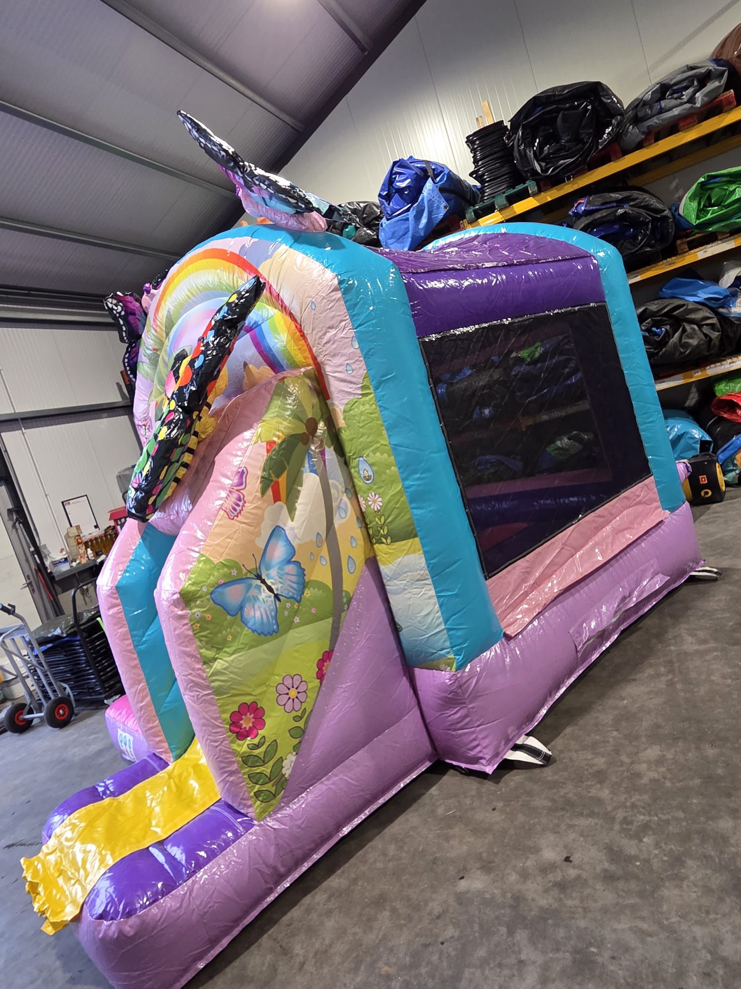 Hüpfburg 3,9x2,8 m - Schmetterling