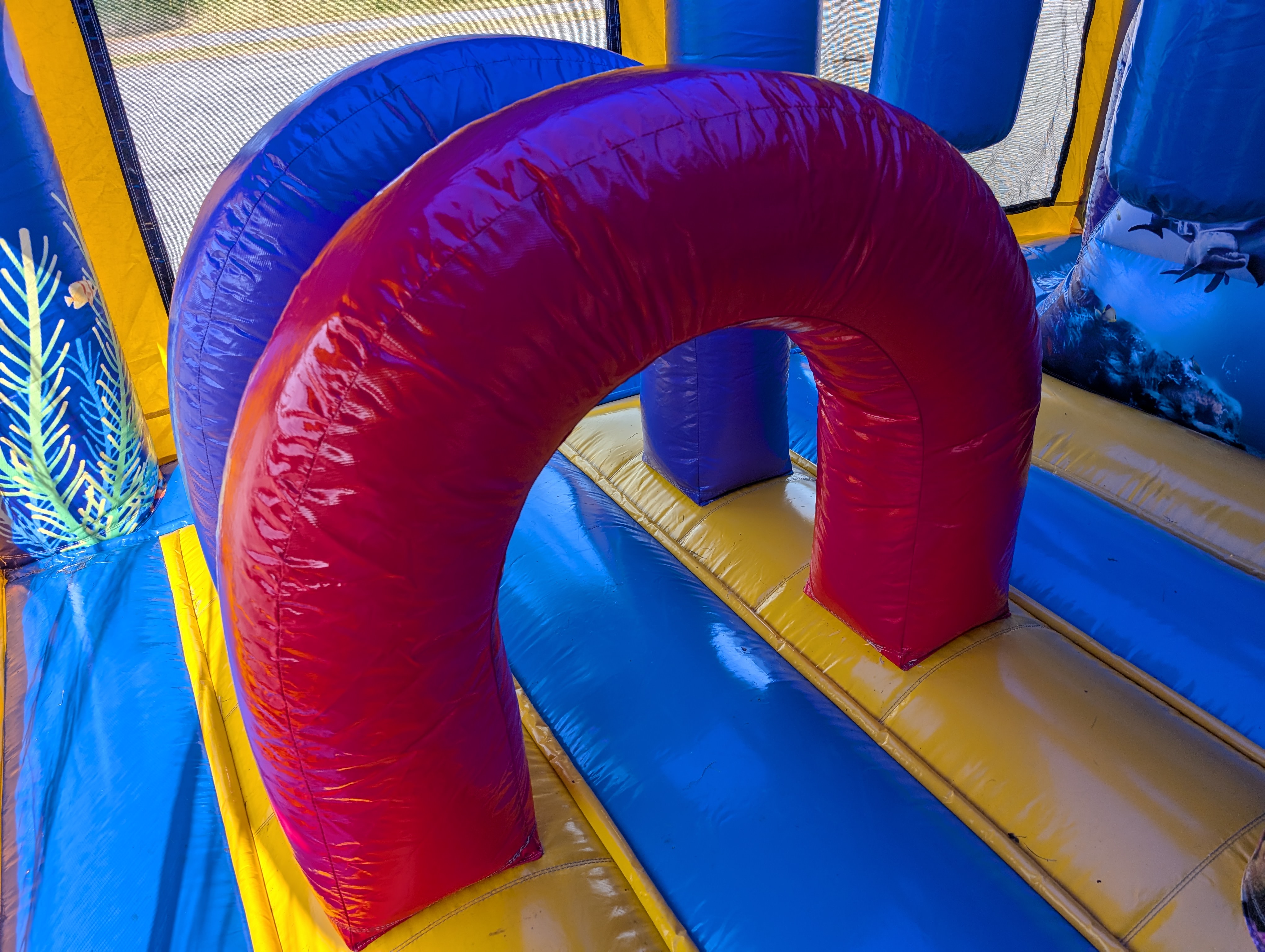 Hüpfburg 5,1x4,5 m - Multiplay Seaworld - gebrauchte Ausführung 