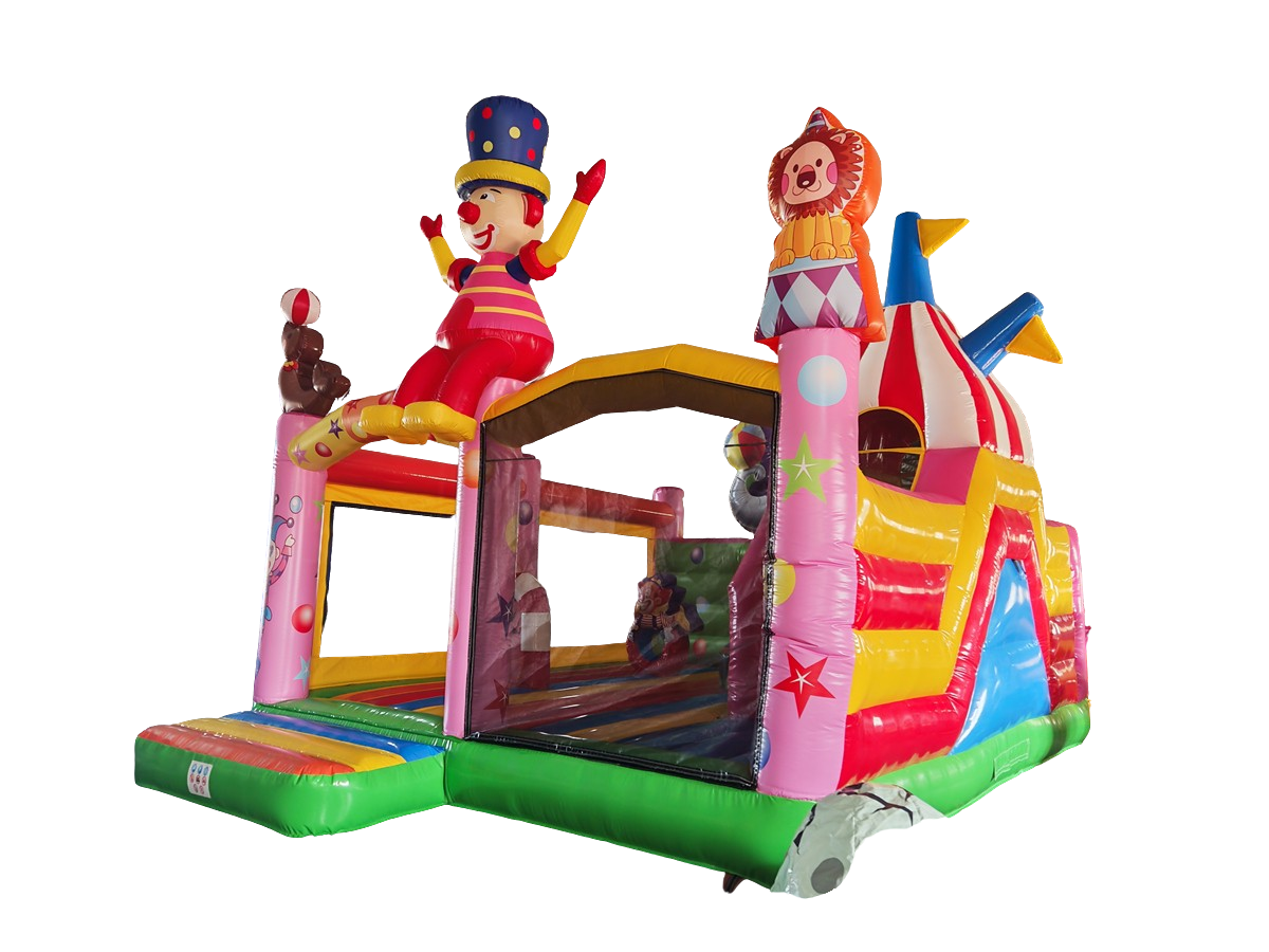 Hüpfburg 6,1x7,4m - Giga Multiplay Zirkus