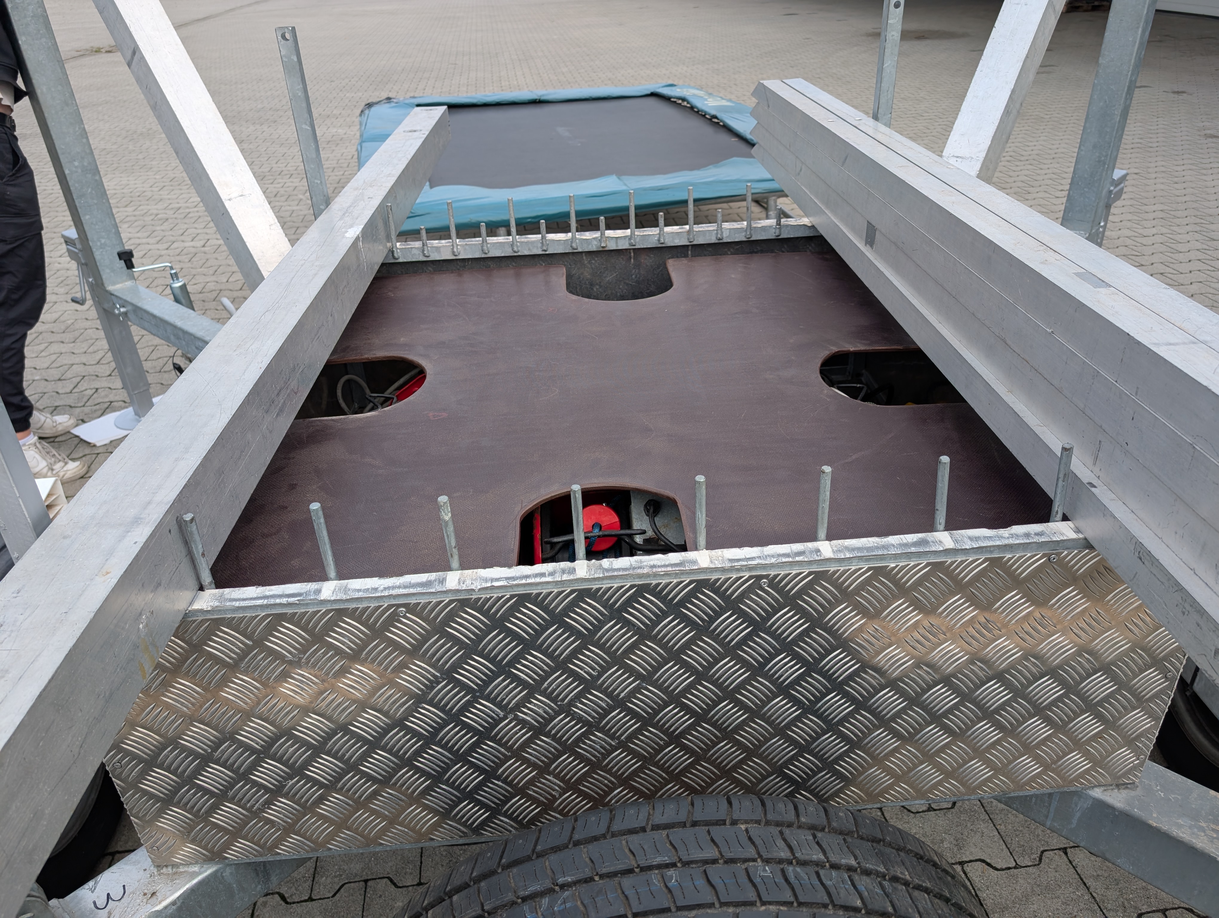 4er Bungee-Trampolin - Höhe 5,7 m - gebraucht