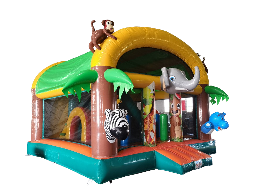 Hüpfburg 5x5 m - Multiplay Dschungel
