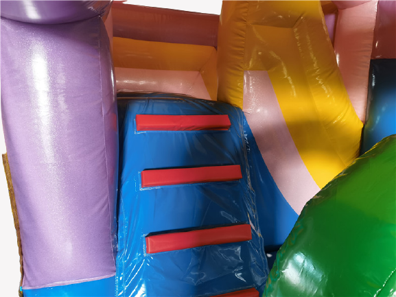 Multiplay-Hüpfburg 5x4 m - mit Rutsche - Nixe