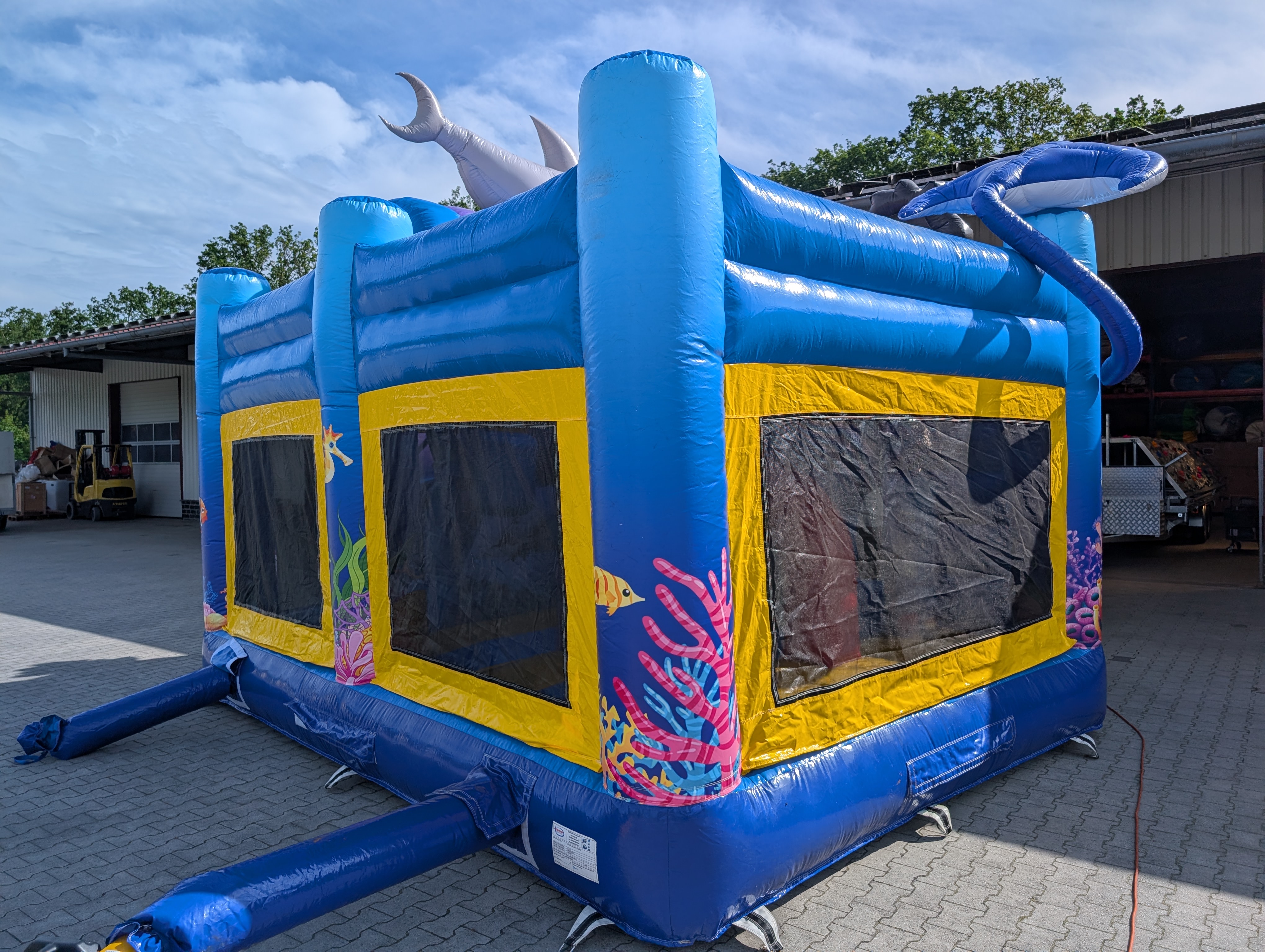 Hüpfburg 5,1x4,5 m - Multiplay Seaworld - gebrauchte Ausführung 