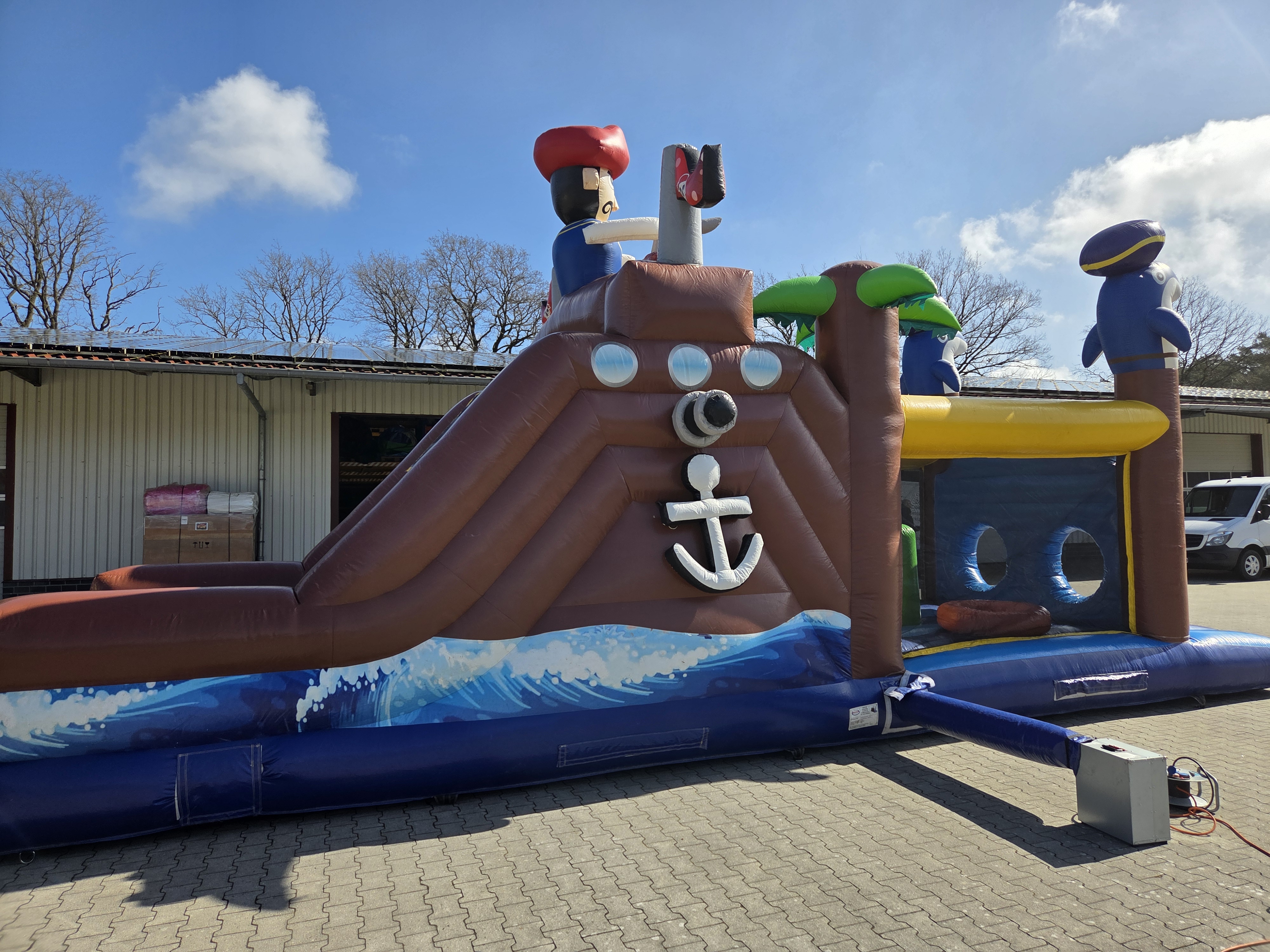  Hindernisbahn - 10x3,1 m - Pirat - Gebrauchte Ausführung