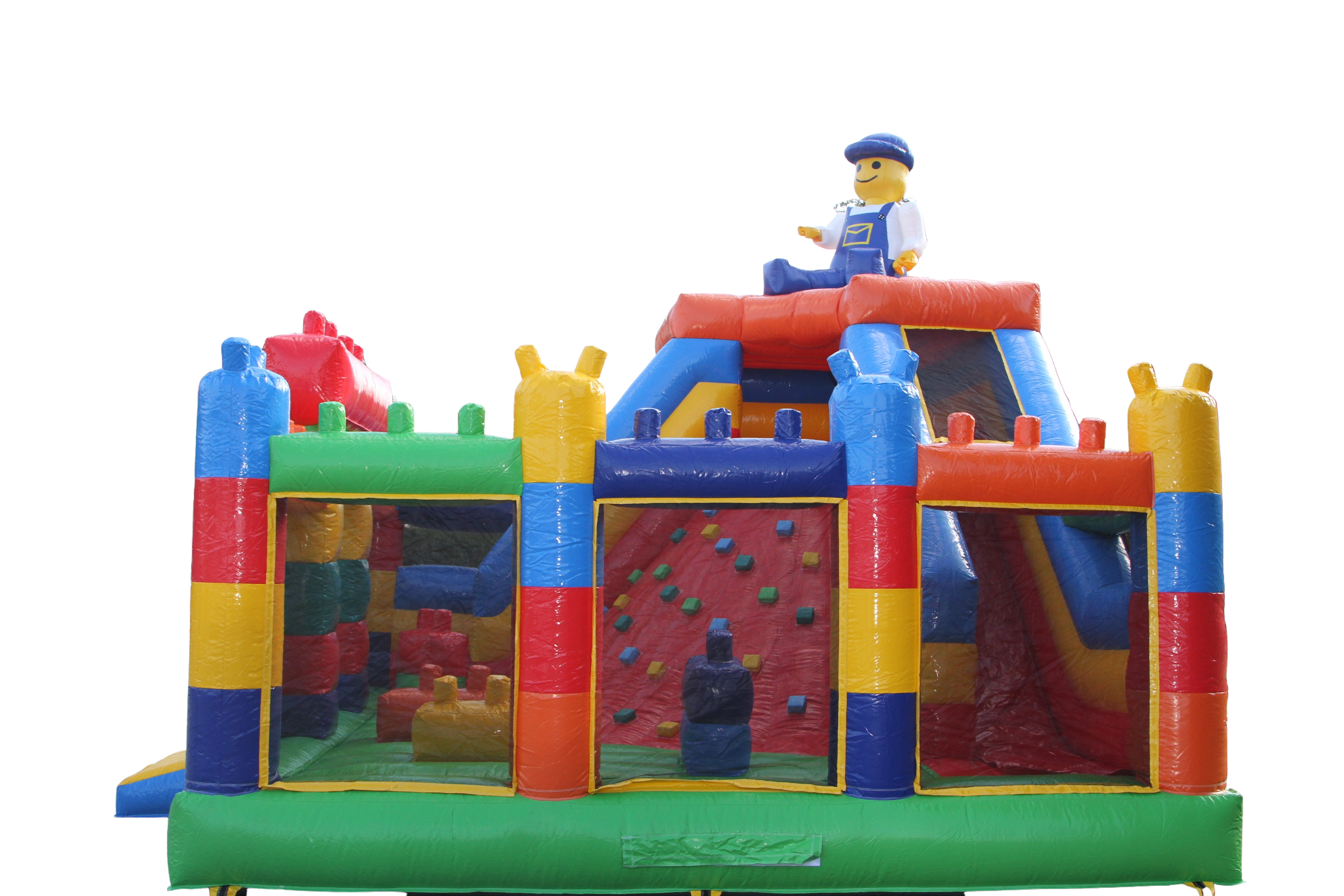 Hüpfburg 6,4x5,9 m - Funland Blocks