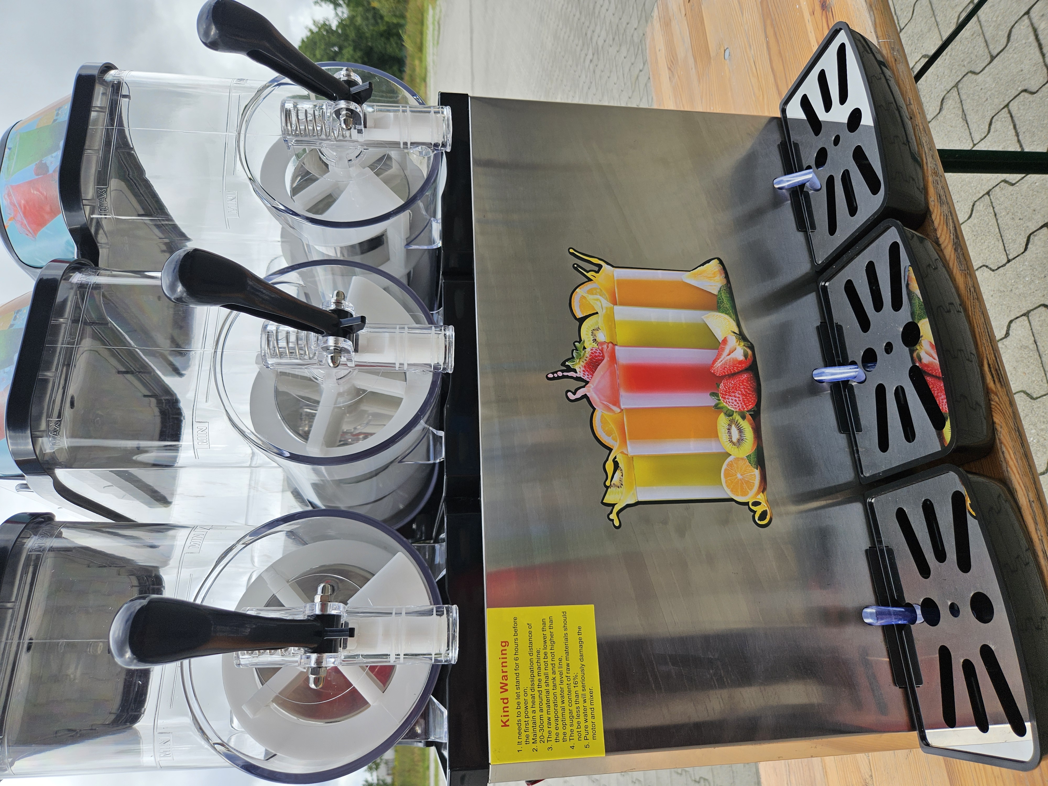 Slush-Eis-Maschine - 3 Behälter - 12 ltr.  