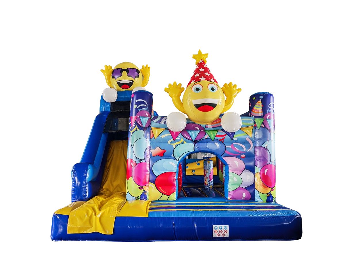 Hüpfburg/Multiplay 5x5 m - Party - große Rutsche links
