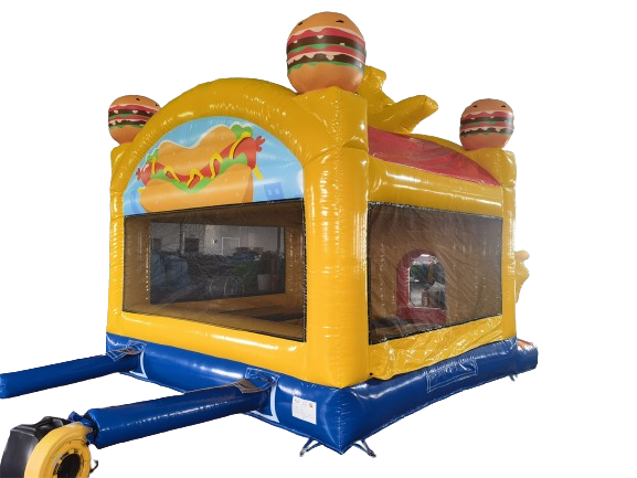 Hüpfburg 4,9x3,8 m - Fast Food