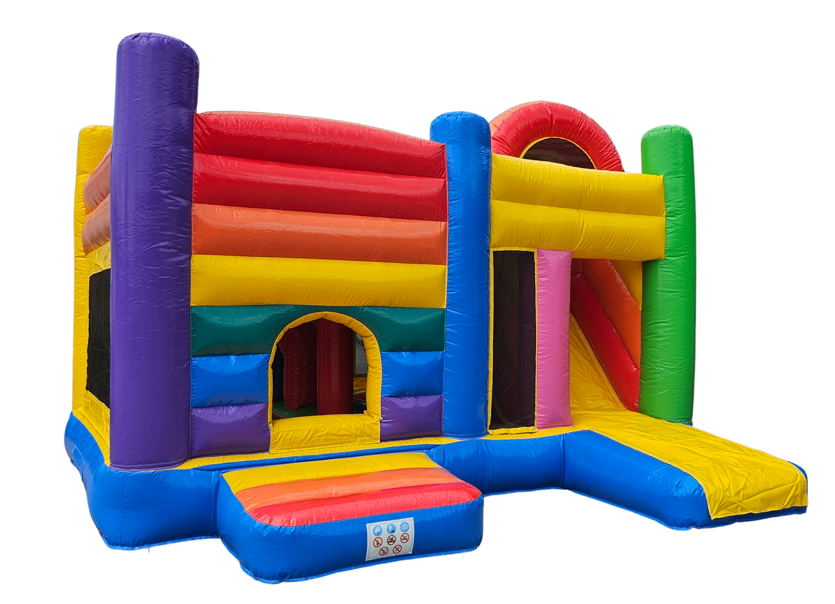 Hüpfburg 5,1x4,5 m - Multiplay Standard bunt