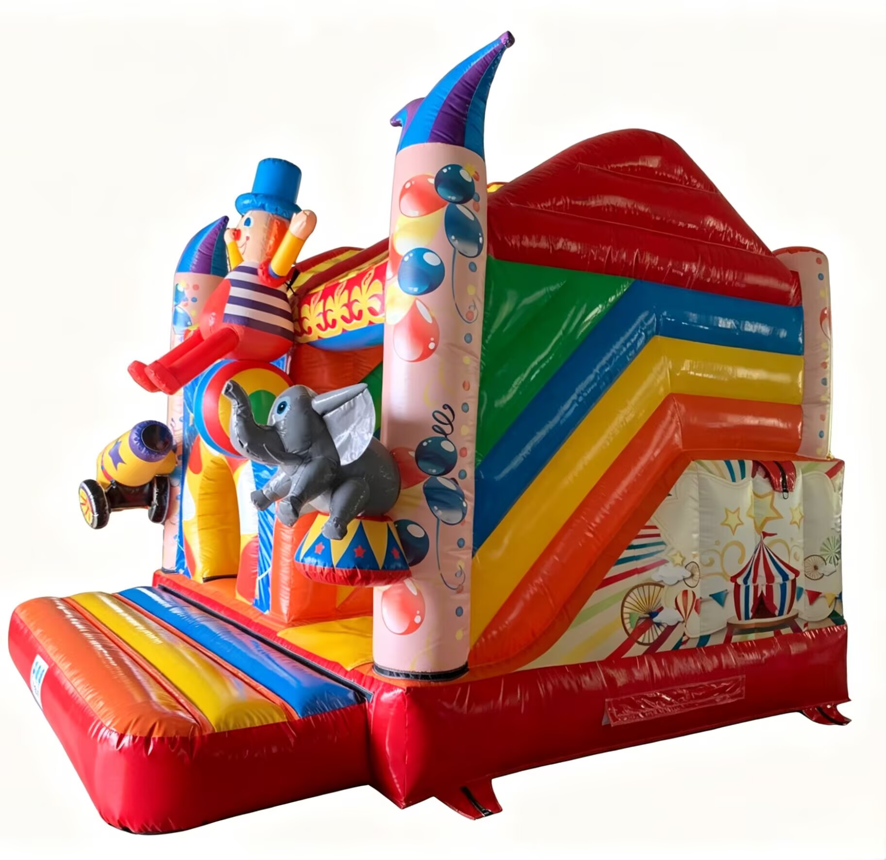 Hüpfburg 4,2x4 m - Mini Multiplay Zirkus