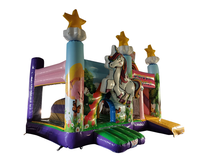Hüpfburg 5x6 m - Multiplay Einhorn
