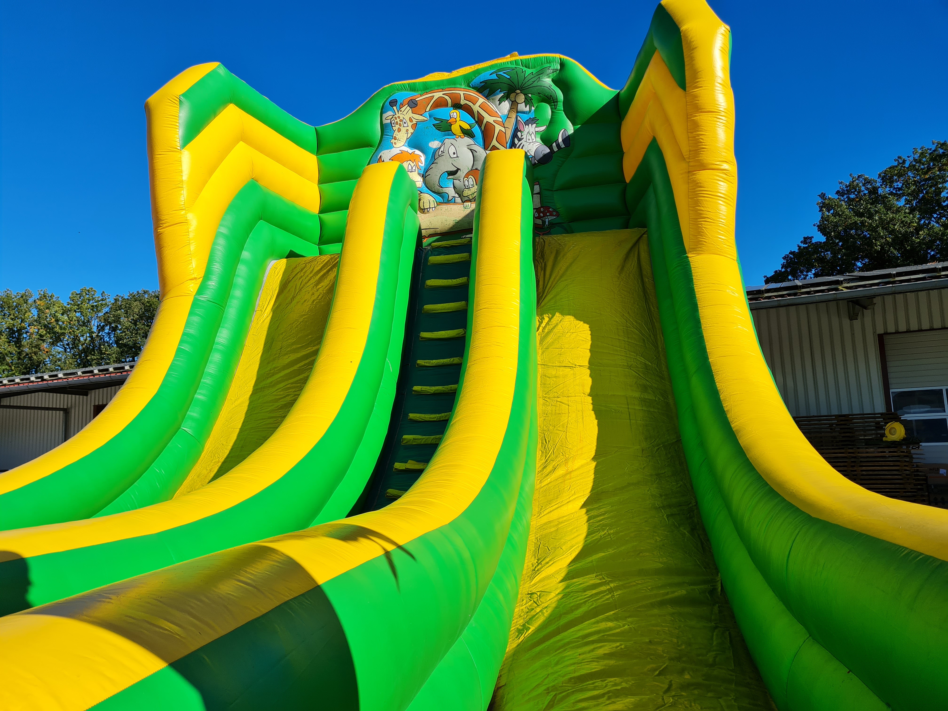 Rutsche mit Jungle-Motiv - 10x6,5 m - gebraucht