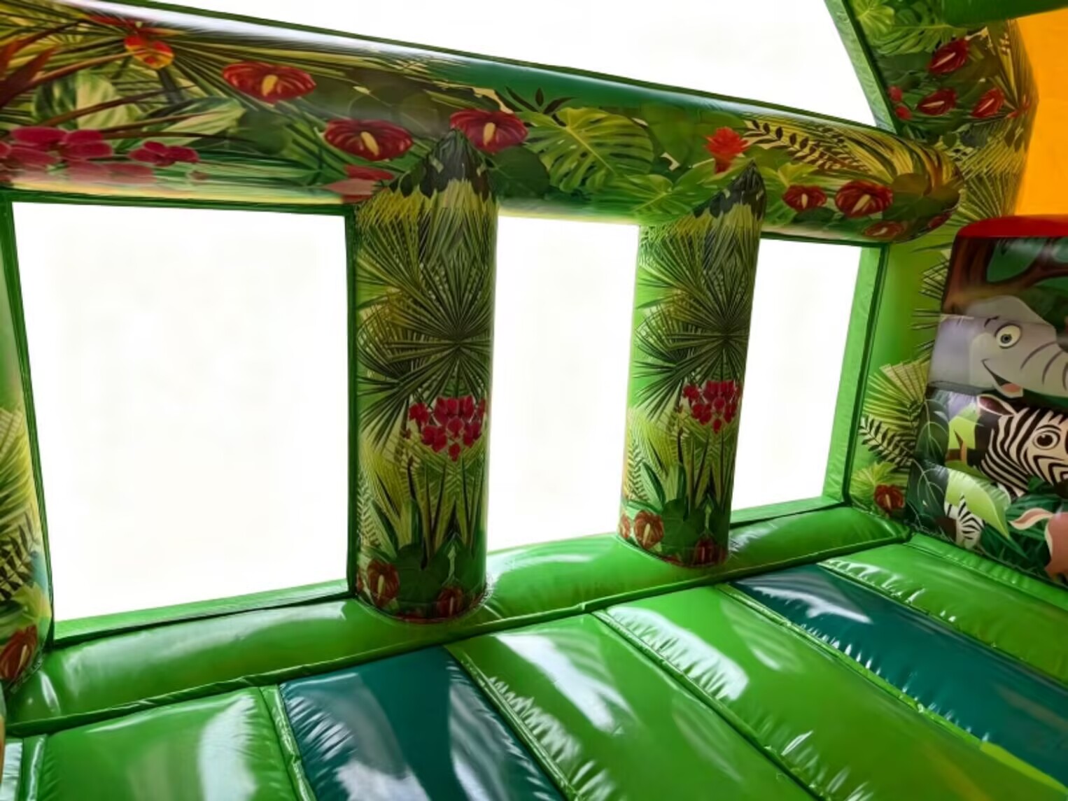 Hüpfburg - 4,5x4,5 m - Jungle
