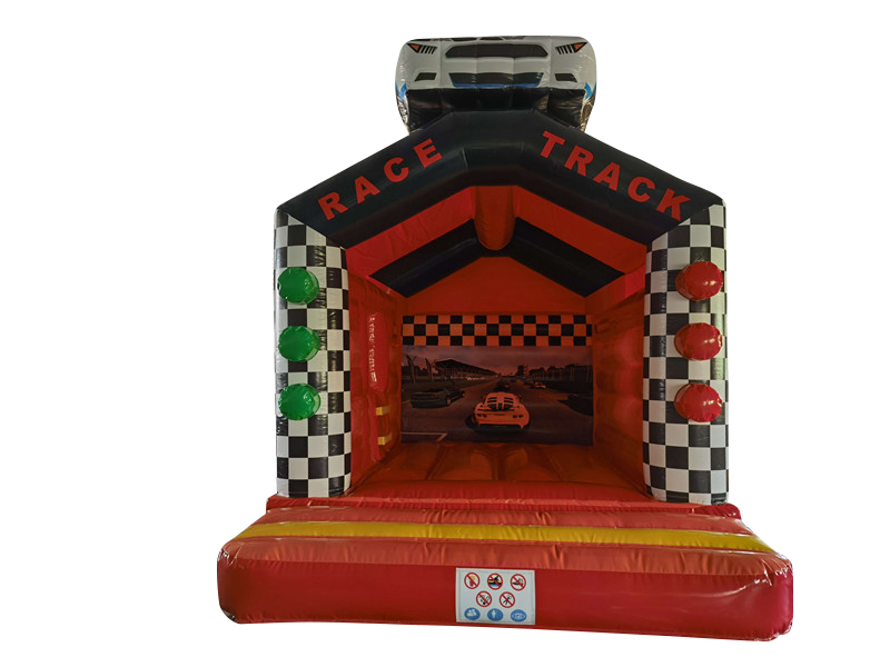 Hüpfburg 5,5x6 m - Race Track - mit Rutsche