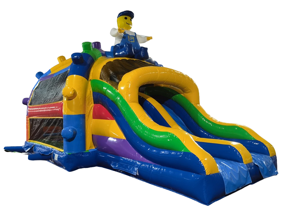 Hüpfburg 5,5x8,4 - Multiplay Bausteine