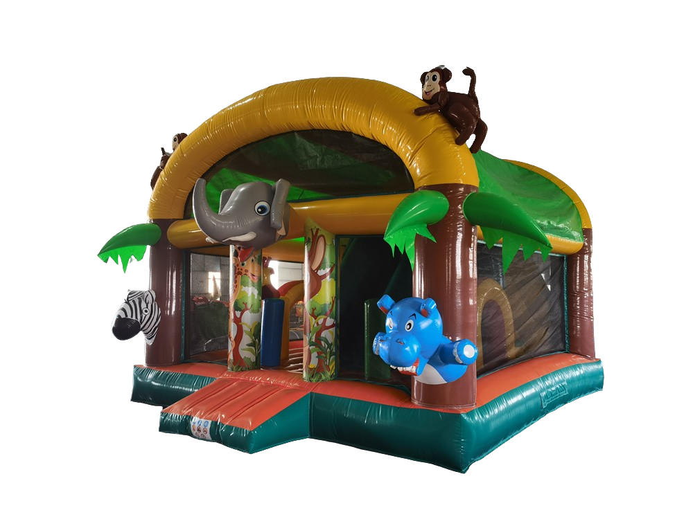 Hüpfburg 5x5 m - Multiplay Dschungel