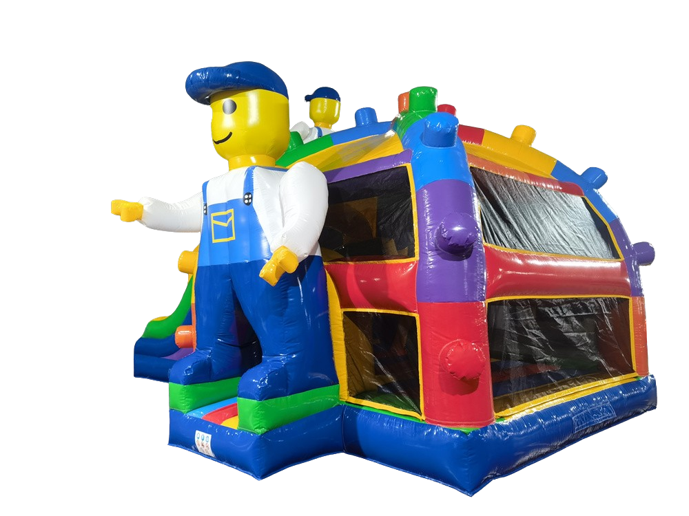 Hüpfburg 5,5x8,4 - Multiplay Bausteine