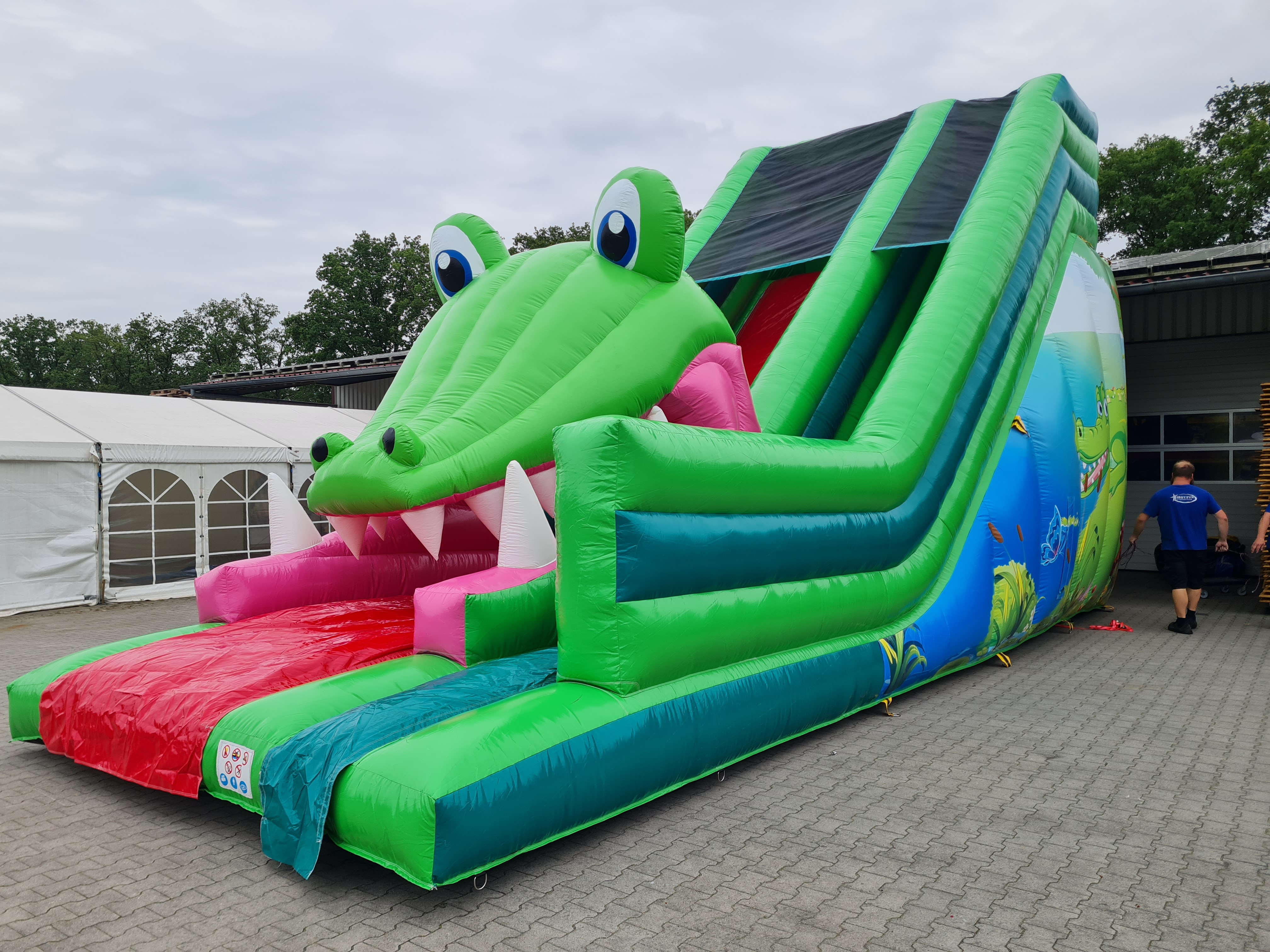 Rutsche 11x4,7 m - Krokodil - gebraucht