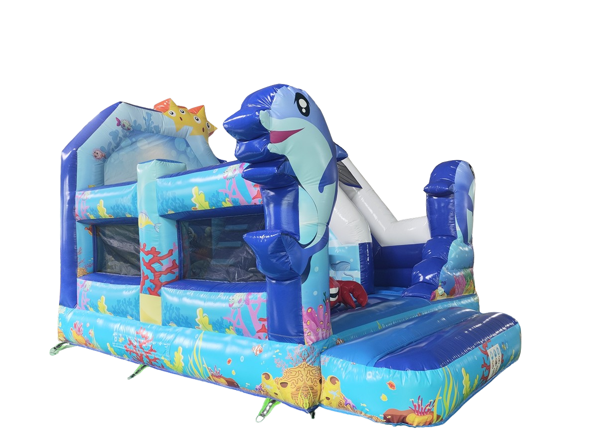 Hüpfburg - 5x4 m - Seaworld mit Krabbe