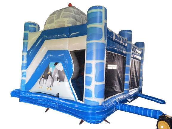  Hüpfburg 5x6 m - Multiplay Pinguin 