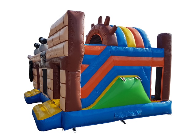 Hüpfburg 4,5x6 m - Piratenschiff mit Anker