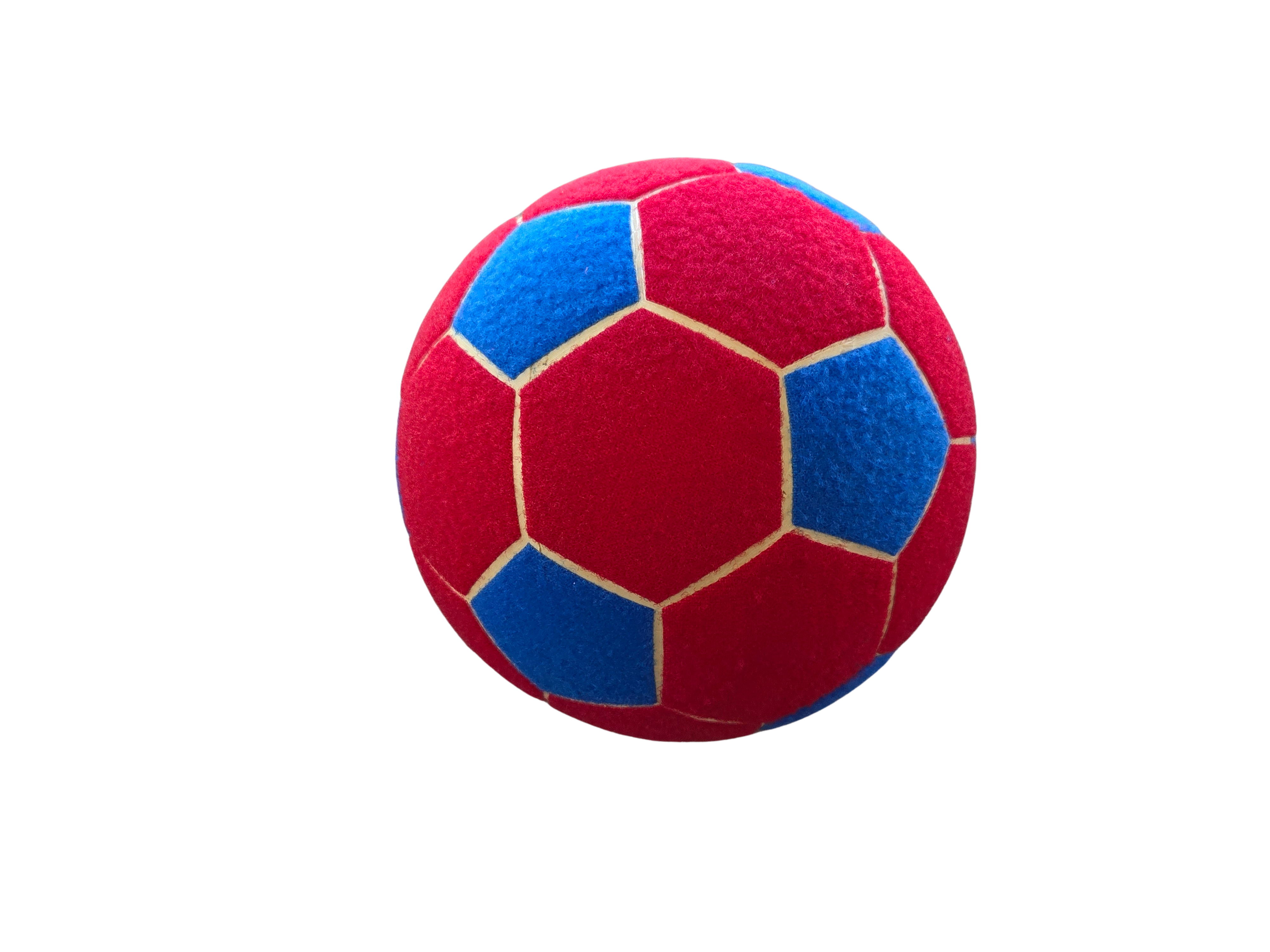 3 Stück - Klettball für Fußball Dart - rot/blau