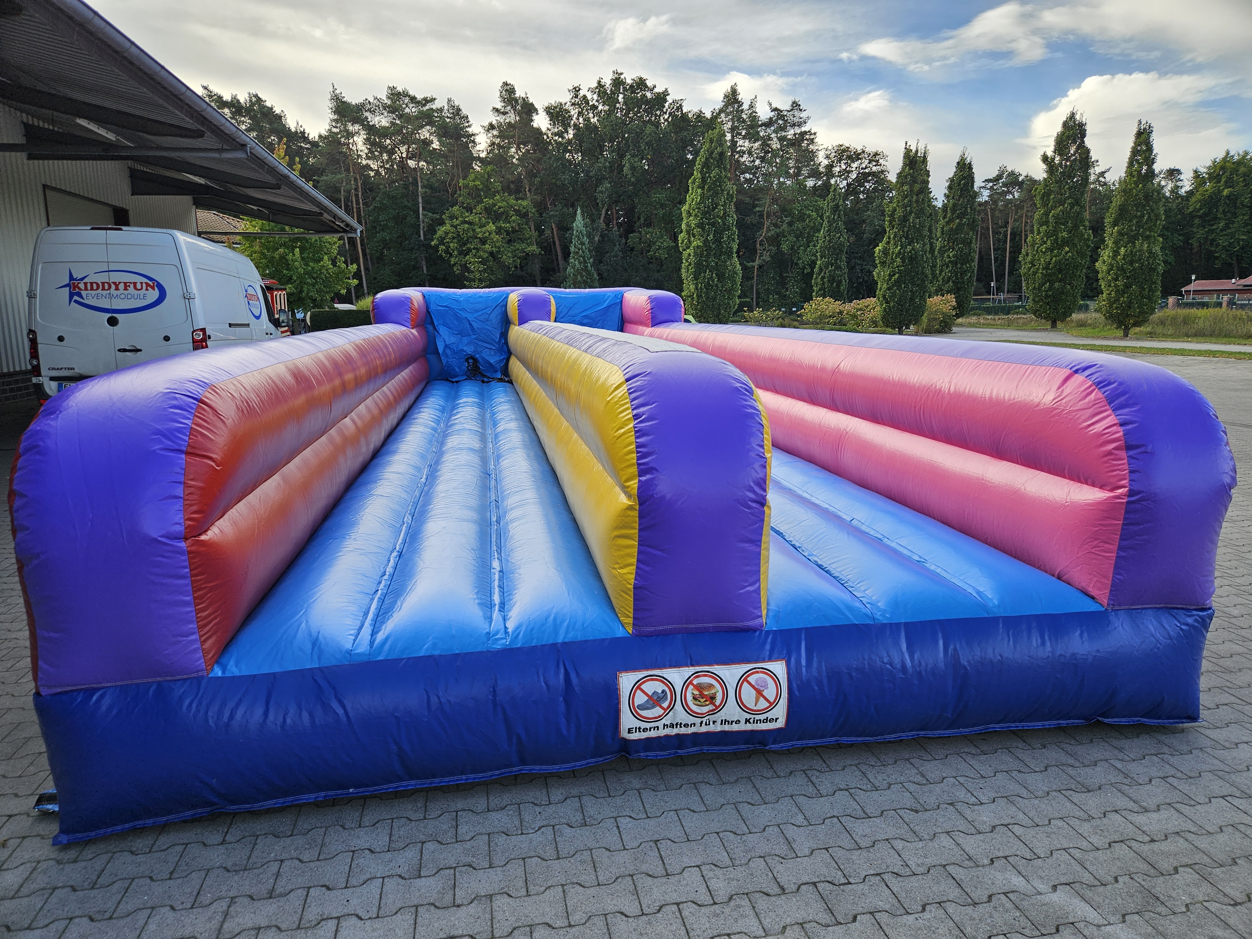 Bungee-Run 11x2 m - gebrauchte Ausführung