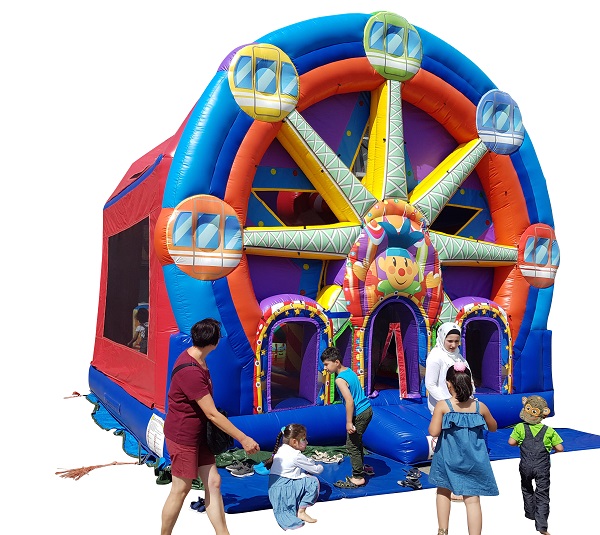 Hüpfburg 5,5x5,8 m - Riesenrad 