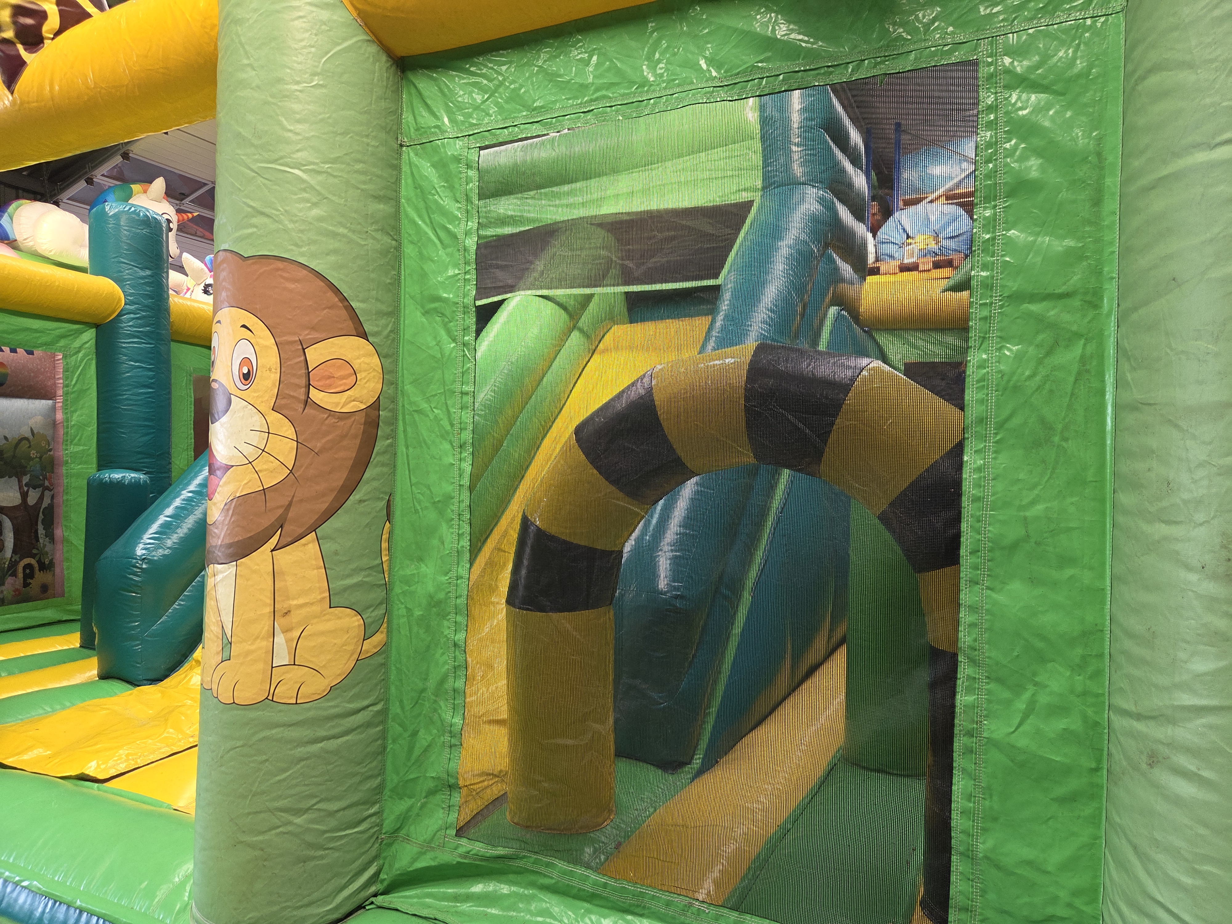 Hüpfburg 6x6,5 m - Jungle Multiplay - Gebrauchte Ausführung