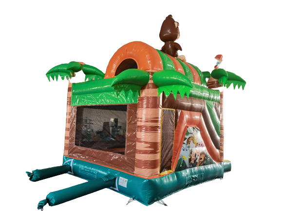 Hüpfburg 4,6x3,5 m - Multiplay Löwe im Jungle