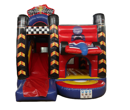 Hüpfburg 4,6x3,5 m - Multiplay Formel I