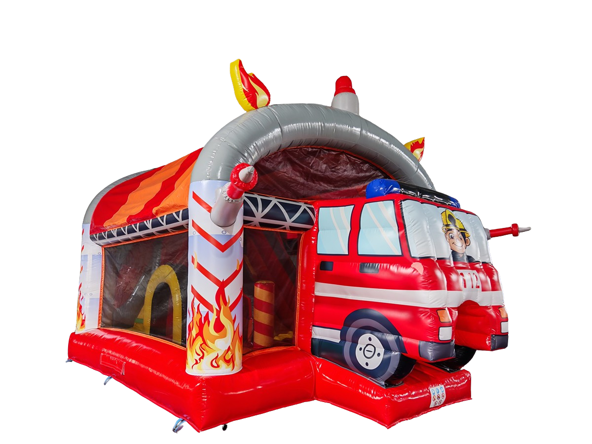 Hüpfburg 5x5 m - Multiplay Feuerwehr