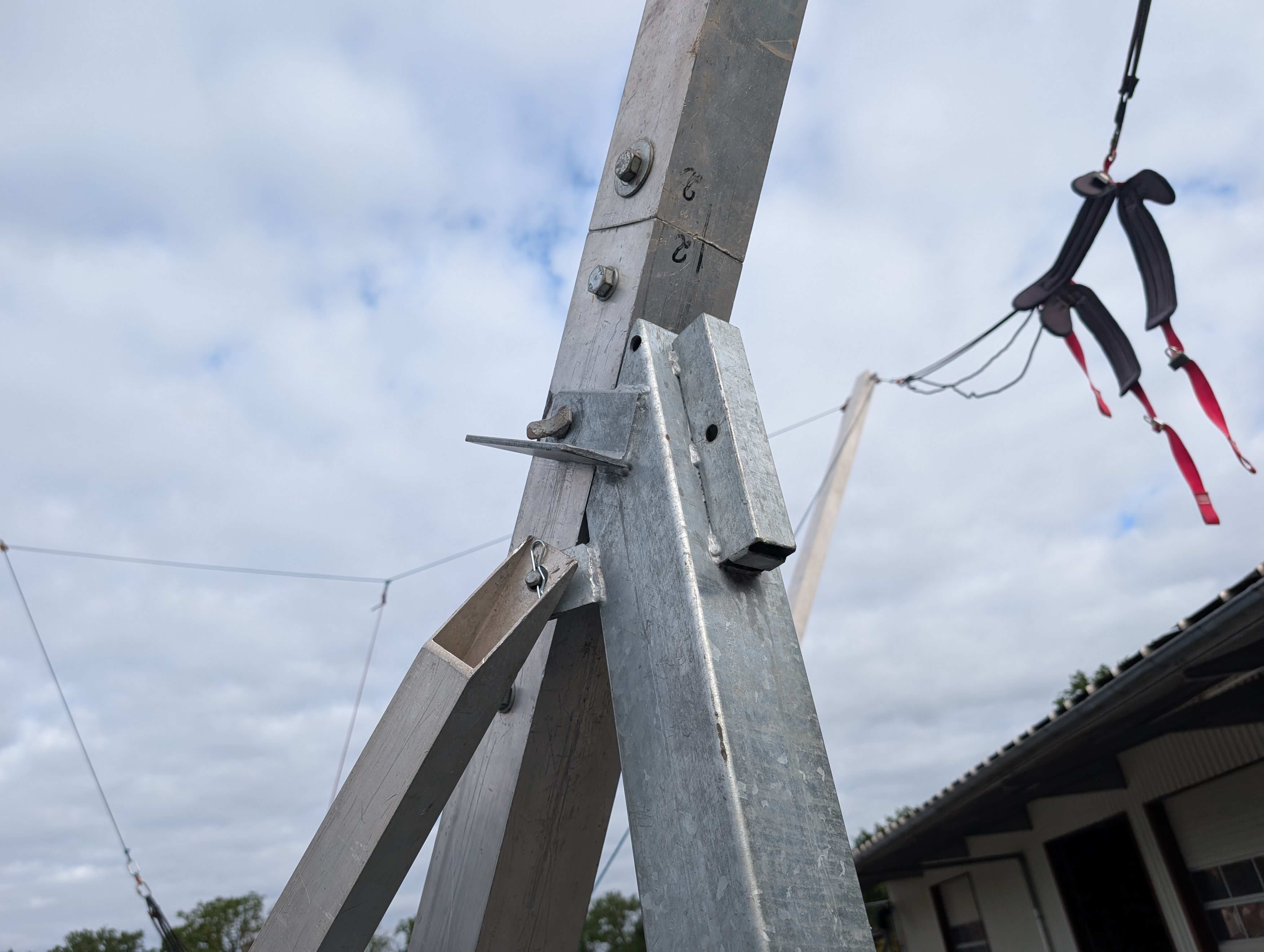4er Bungee-Trampolin - Höhe 5,7 m - gebraucht