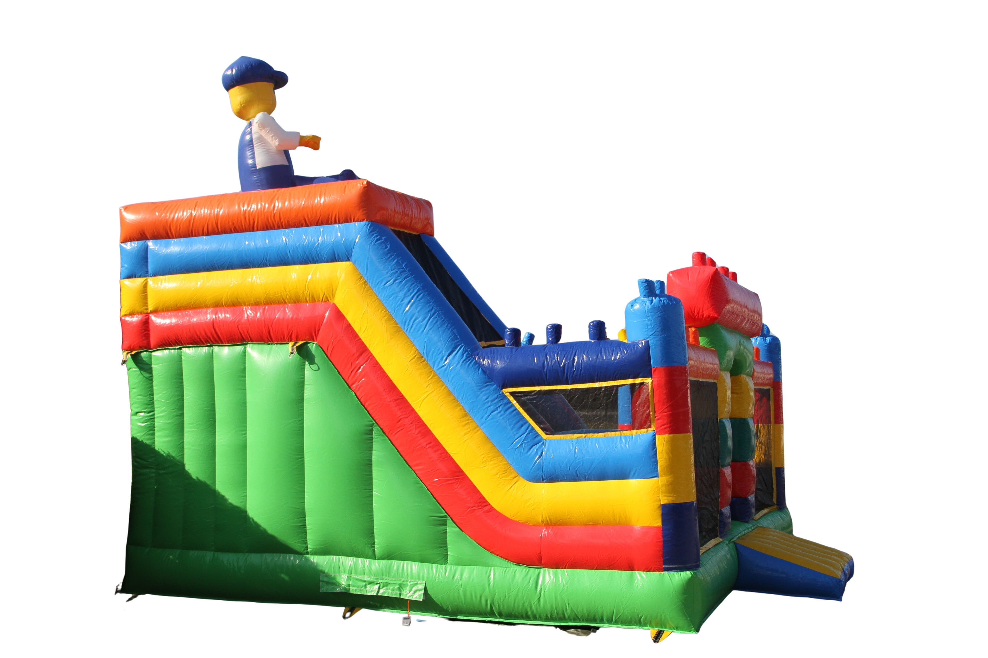 Hüpfburg 6,4x5,9 m - Funland Blocks