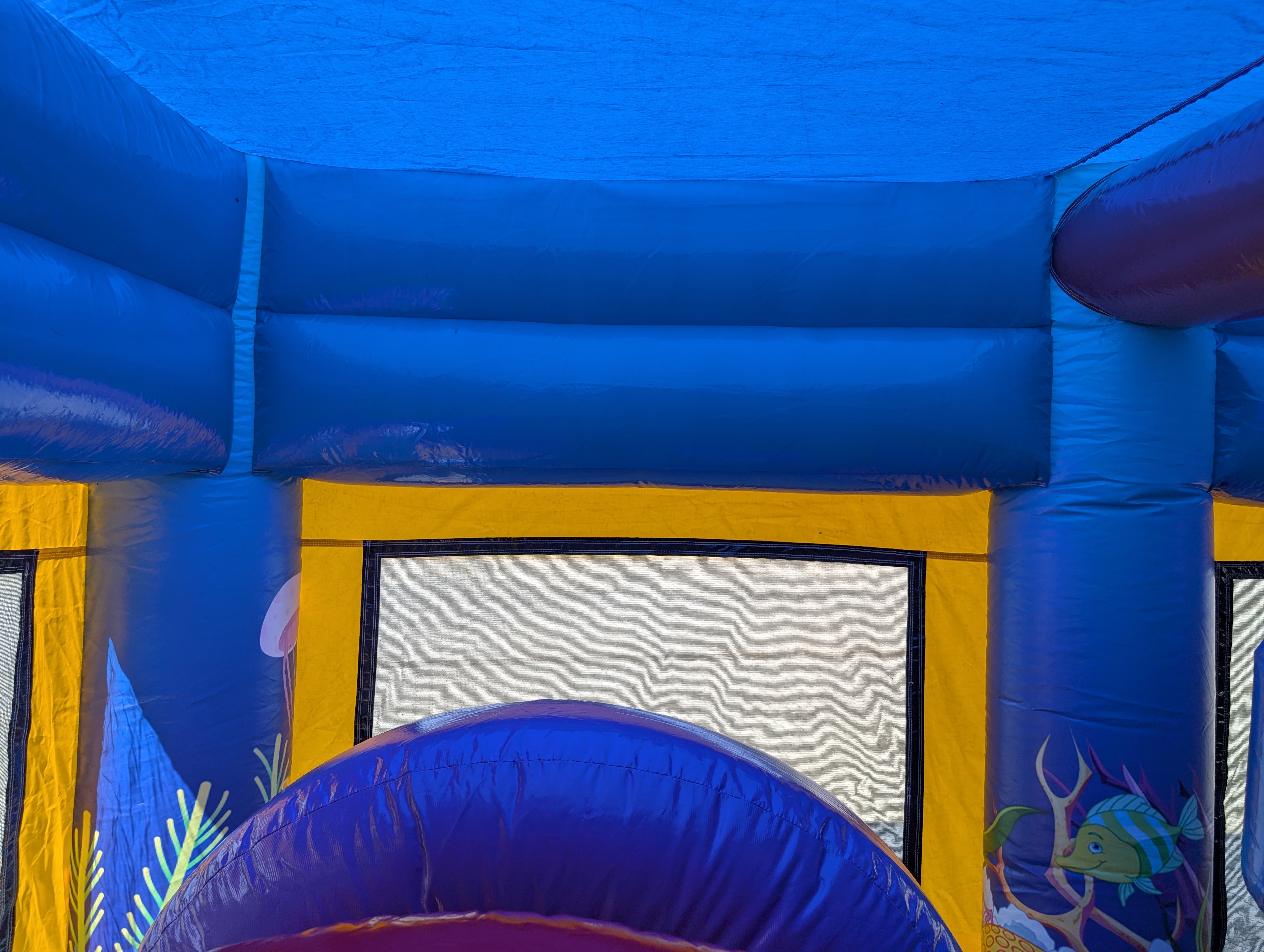 Hüpfburg 5,1x4,5 m - Multiplay Seaworld - gebrauchte Ausführung 