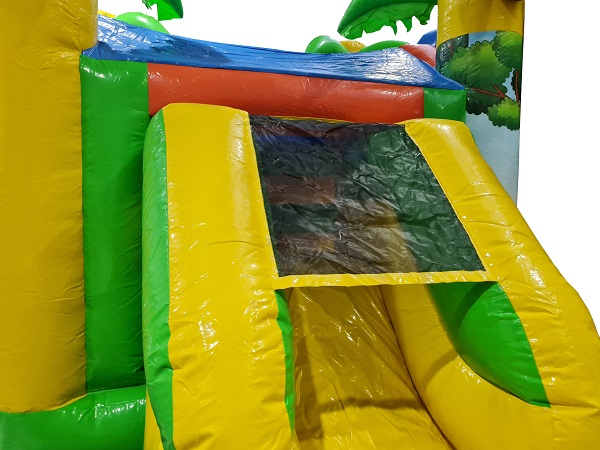 Hüpfburg 5x4,5 m - lustiger Hippo