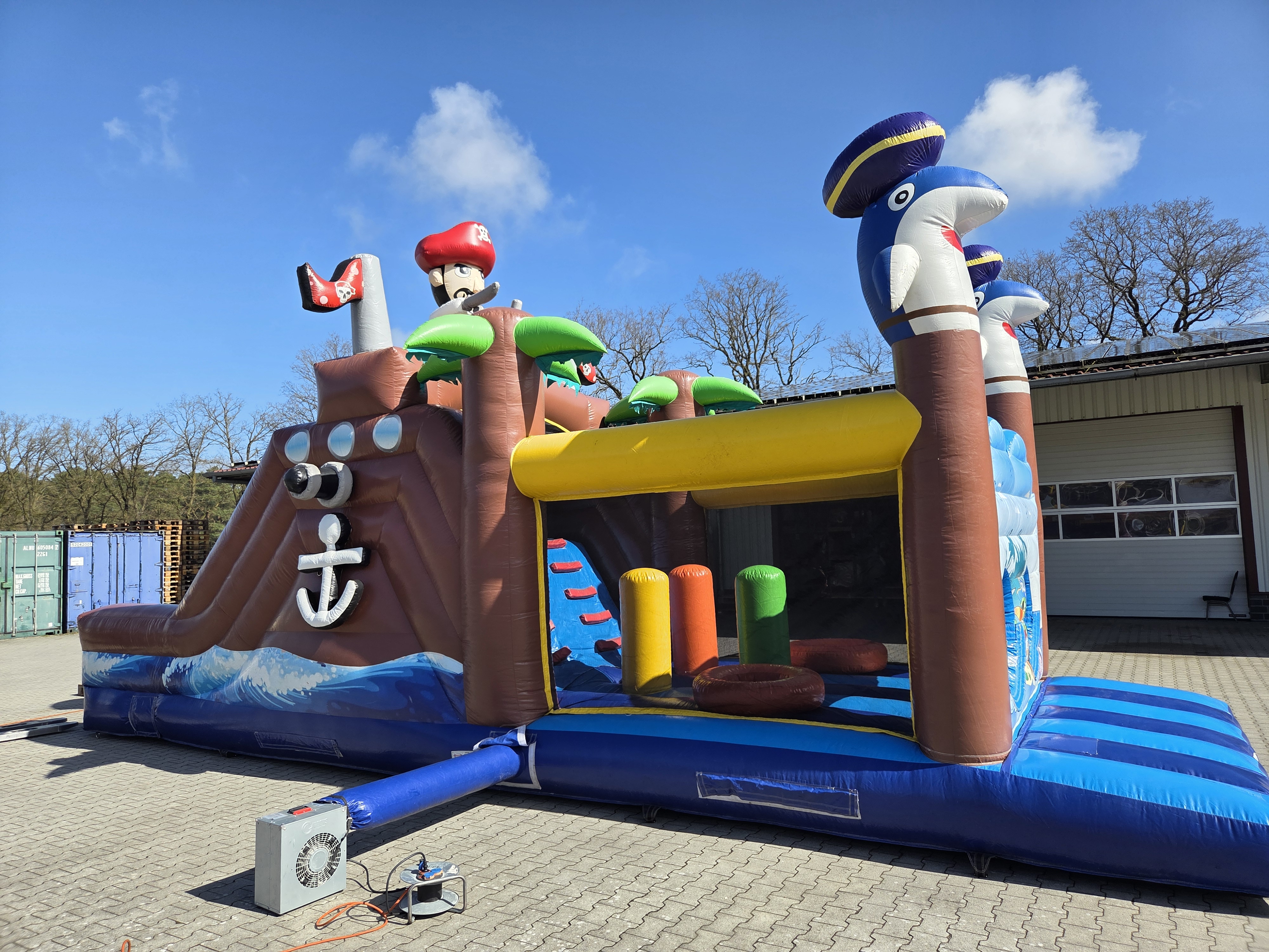  Hindernisbahn - 10x3,1 m - Pirat - Gebrauchte Ausführung