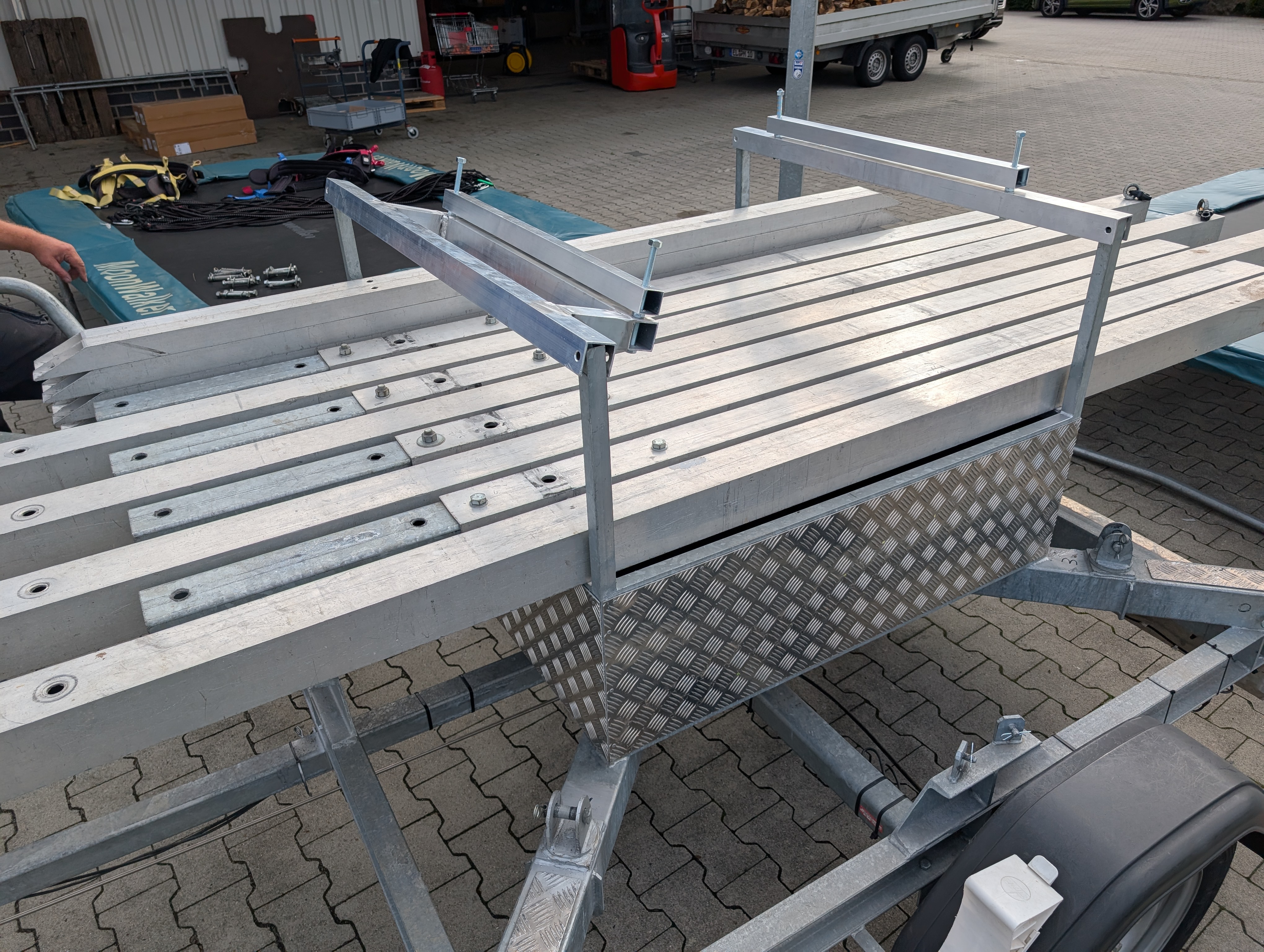 4er Bungee-Trampolin - Höhe 5,7 m - gebraucht