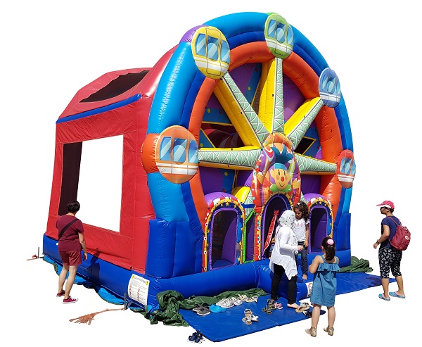 Hüpfburg 5,5x5,8 m - Riesenrad 