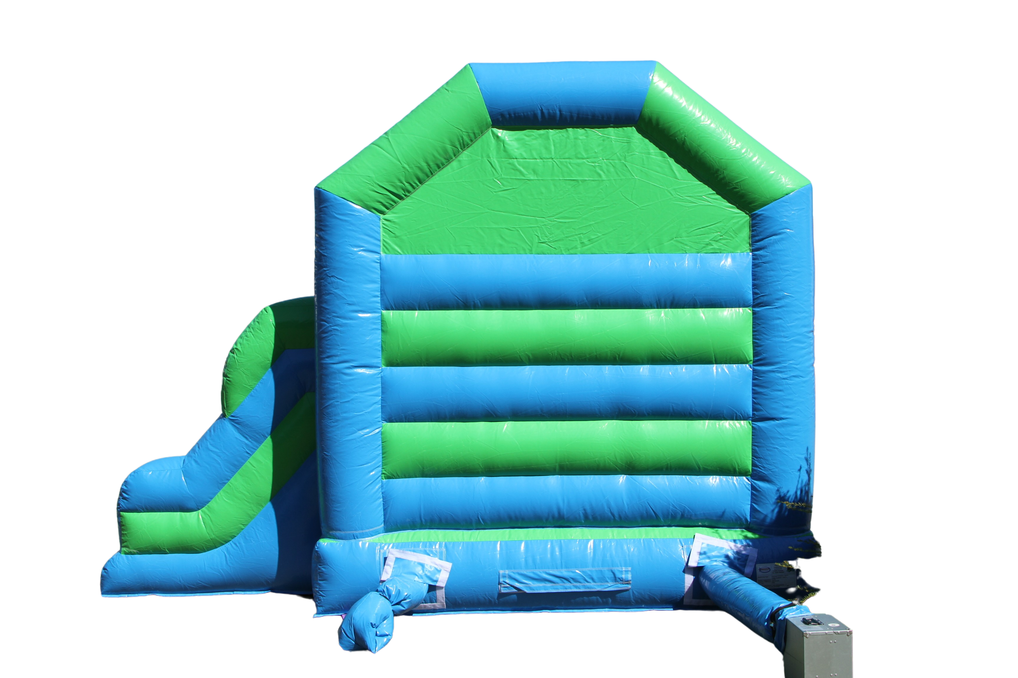 Hüpfburg 4,6x4 m - Dschungel mit Rutsche