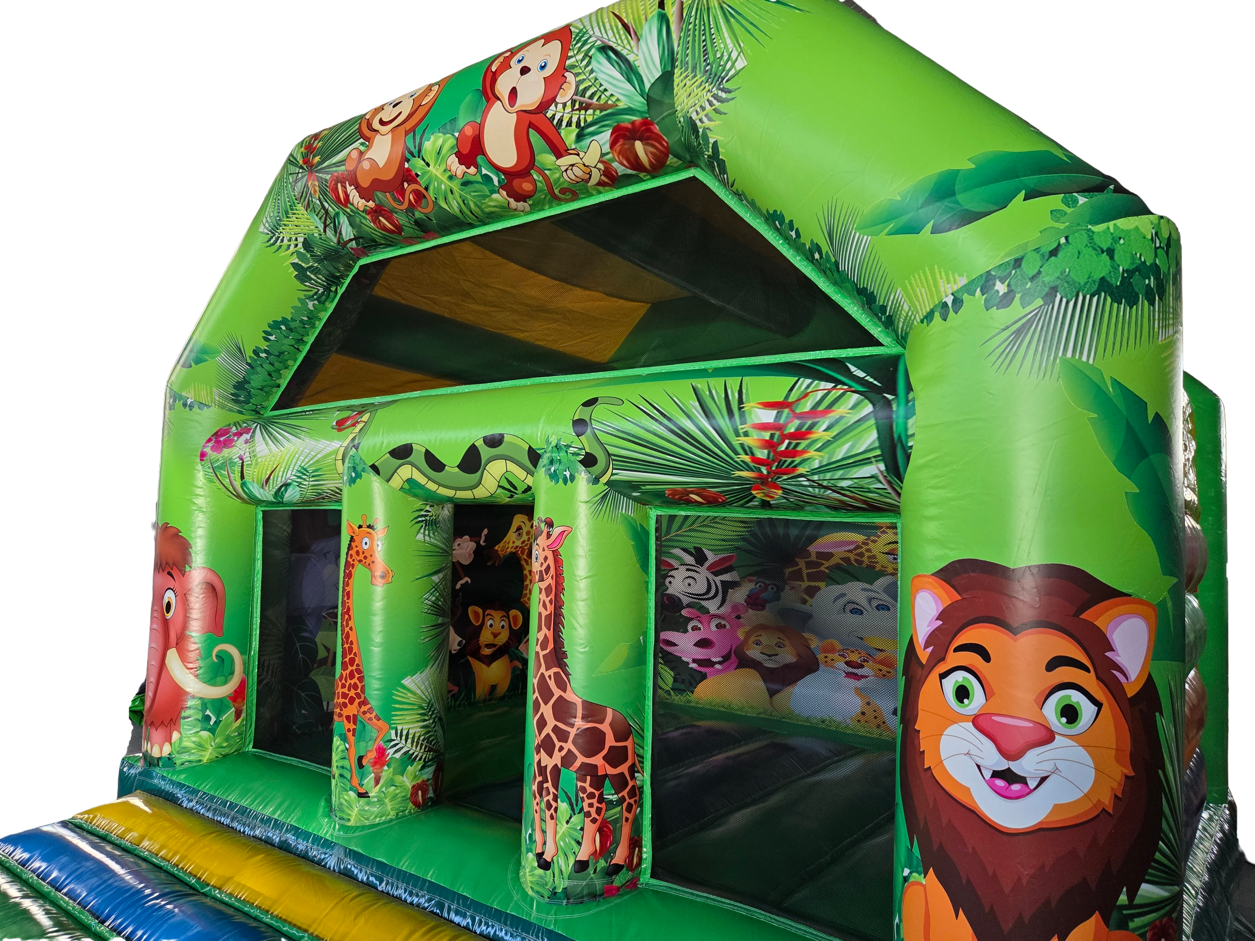 Hüpfburg - 4,5x4,5 m - Jungle