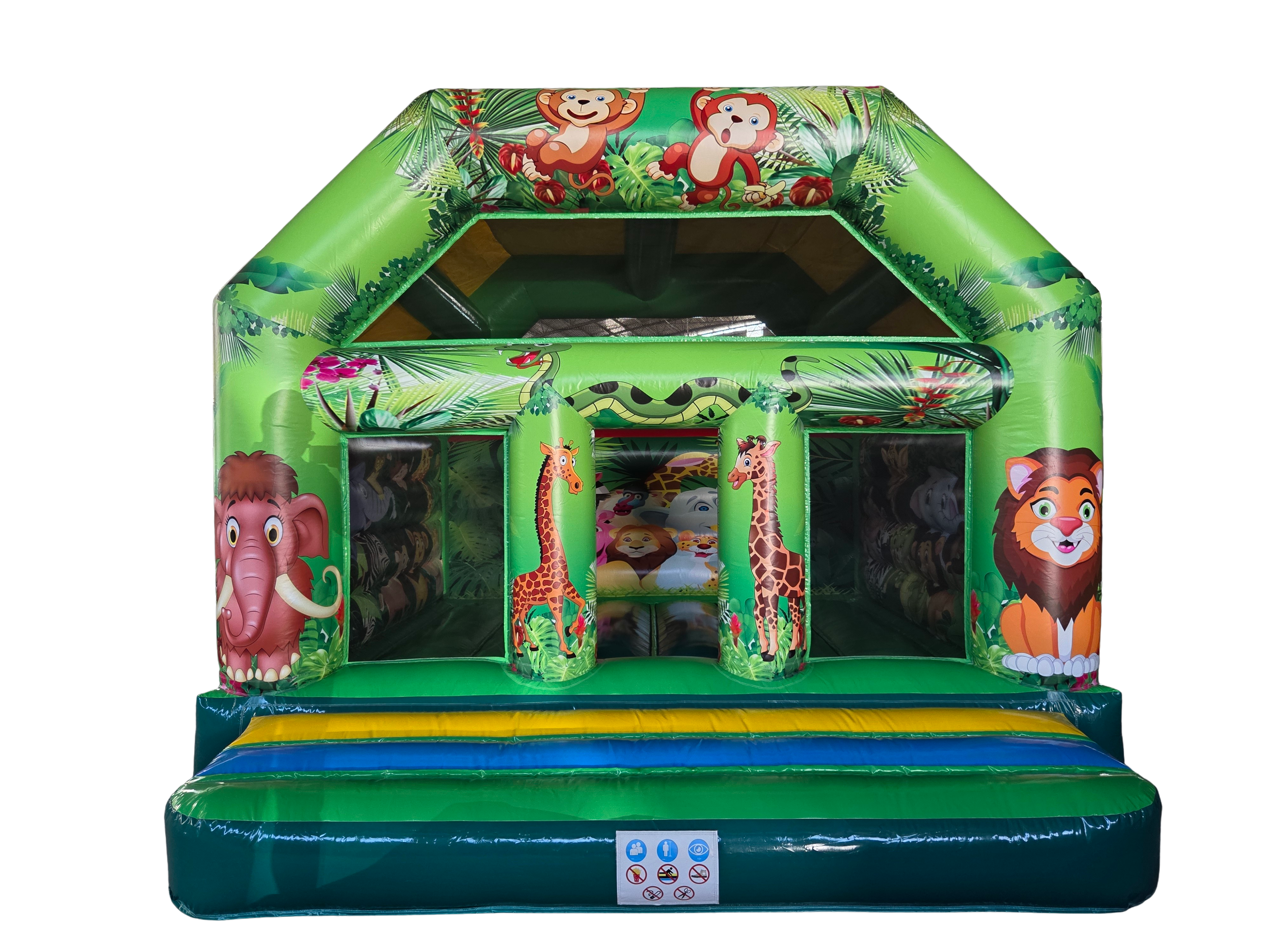 Hüpfburg - 4,5x4,5 m - Jungle