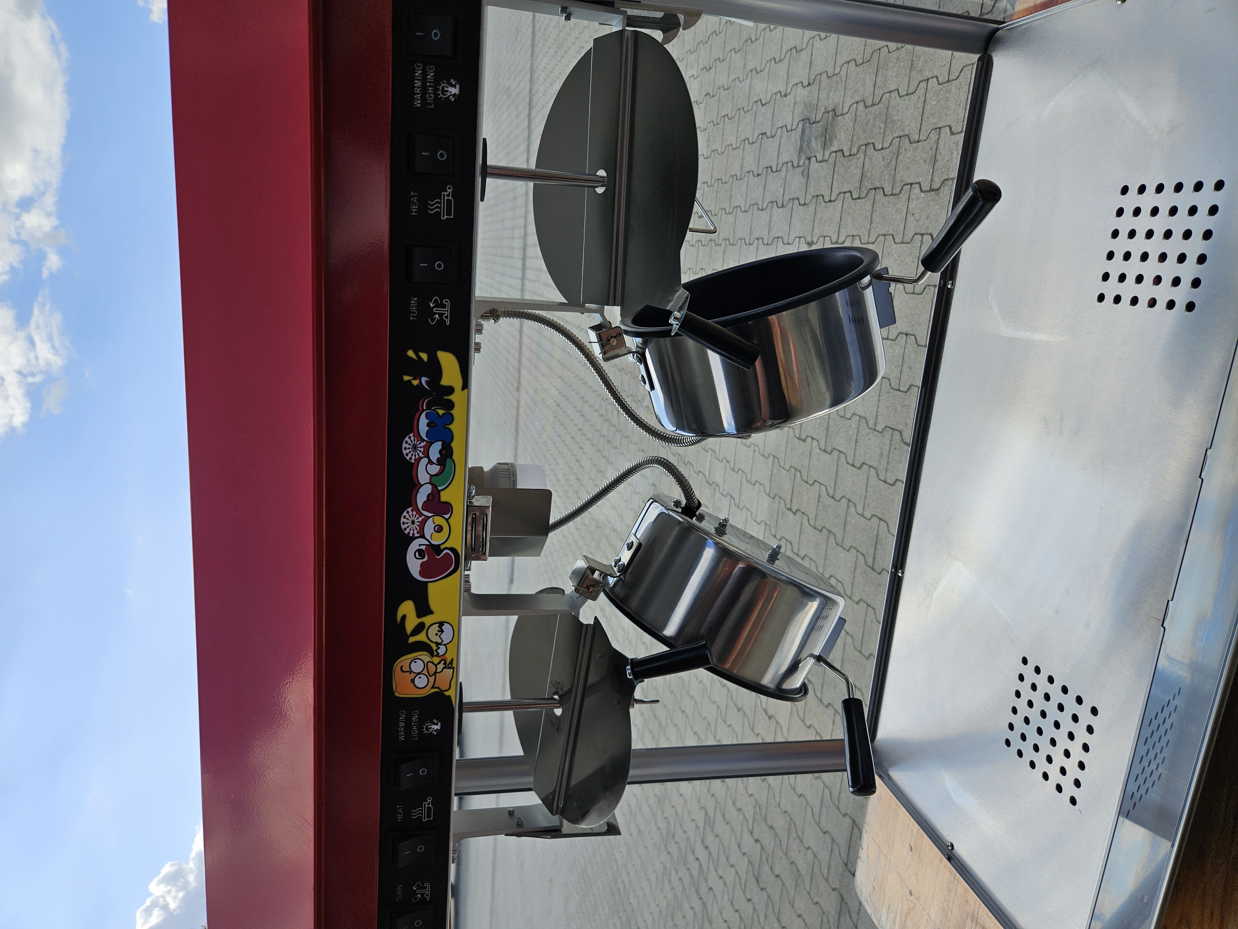 Popcornmaschine 2x 8oZ