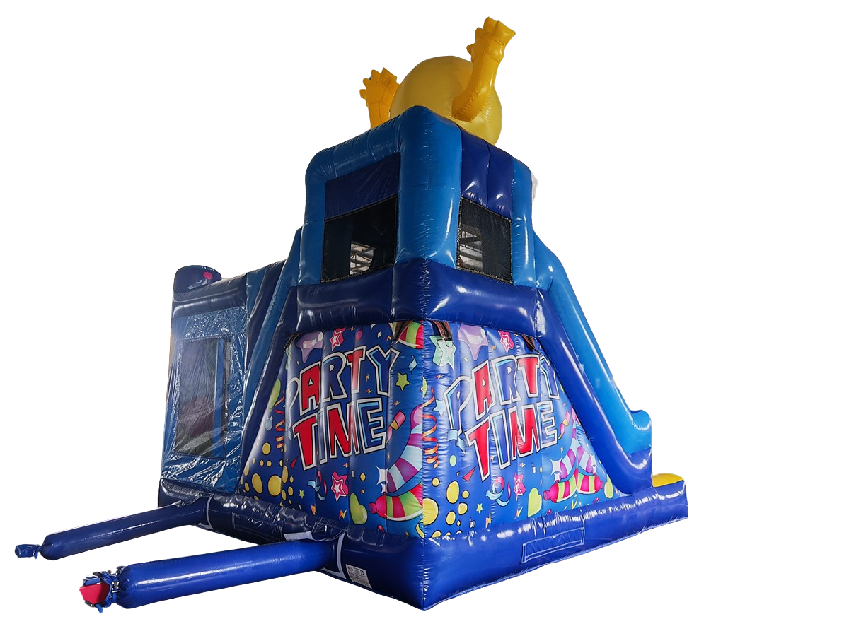 Hüpfburg/Multiplay 5x5 m - Party - große Rutsche links