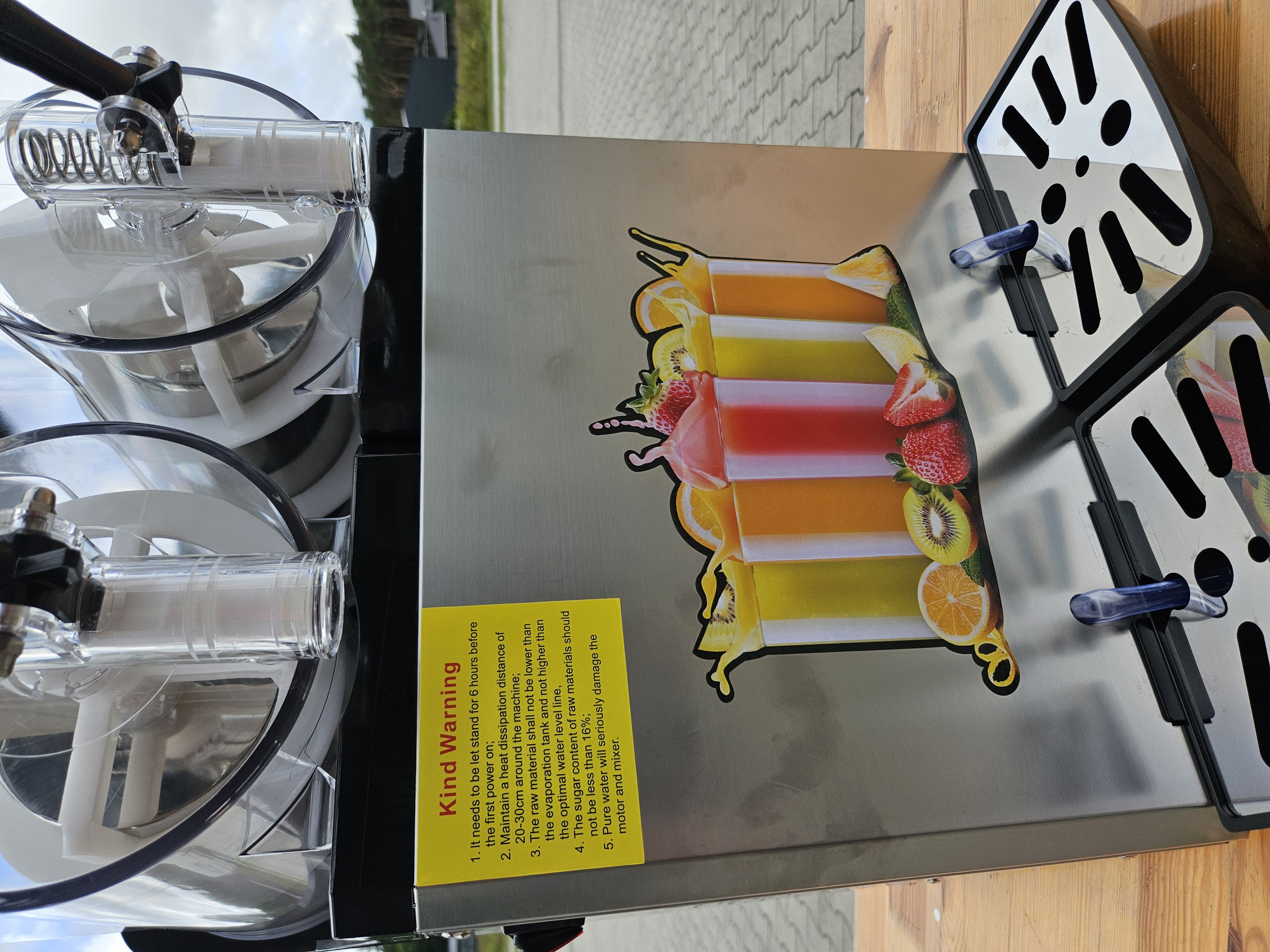 Slush-Eis-Maschine - 2 Behälter - 12 ltr.  