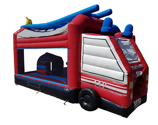 Hüpfburg - 5x6 m - Feuerwehr Multiplay