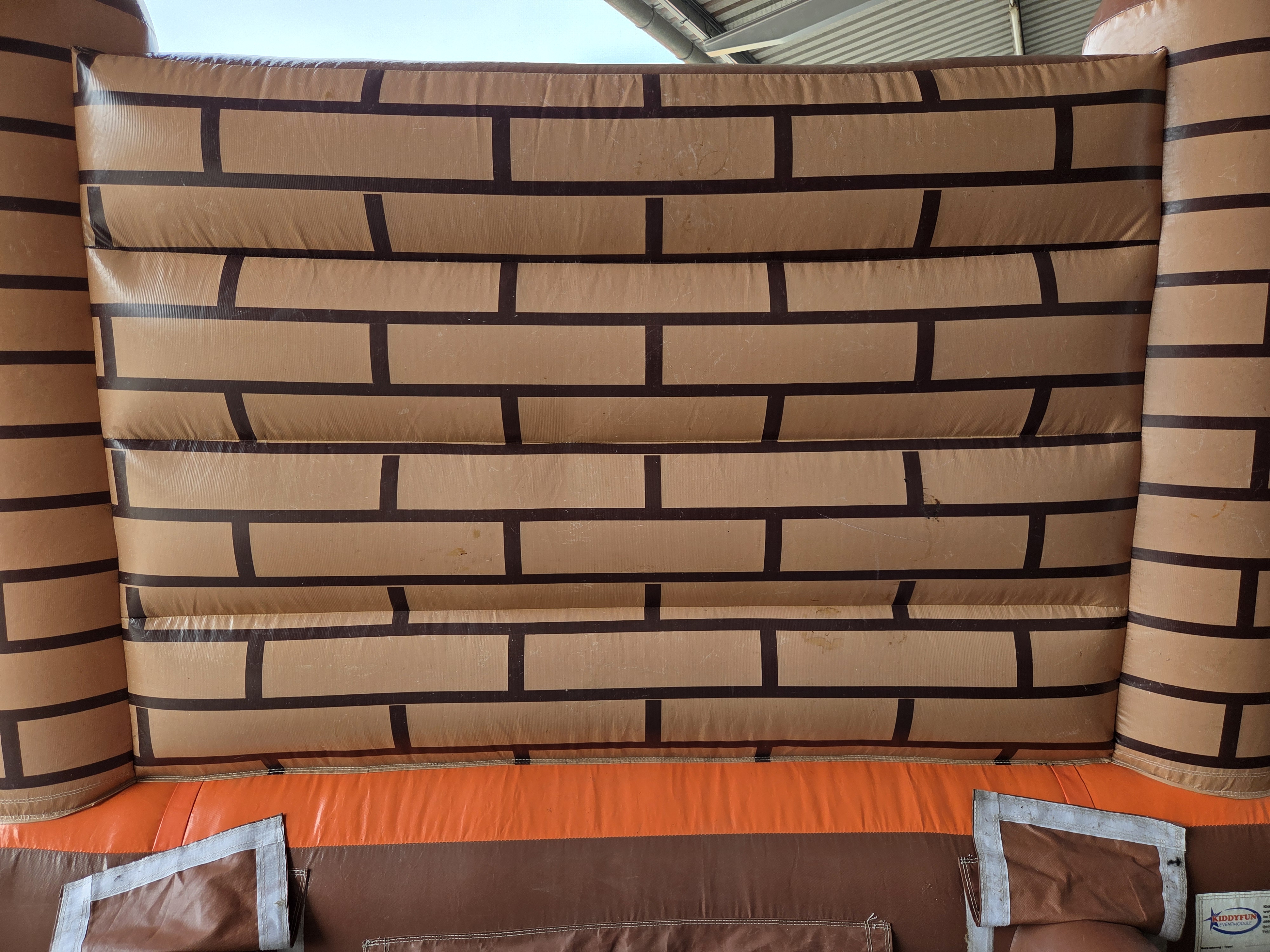 Hüpfburg 4,2x4 m - Ritter mit Rutsche - Gebrauchte Ausführung
