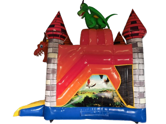 Hüpfburg 5x6 m - Multiplay Dragon - Modell 2025