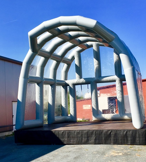 Bühnenüberdachung aufblasbar 6x5x5,4 m (aB)